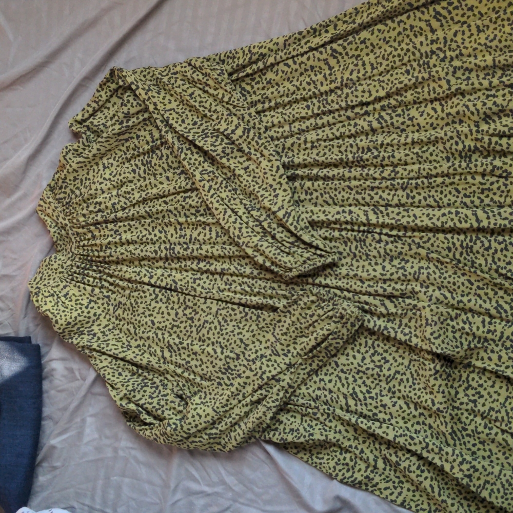H&M Green and Black women's Dress Size 6